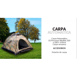 Carpa Automática (5) Personas