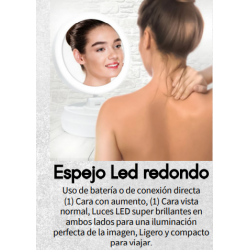 Espejo Led redondo