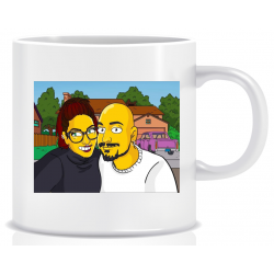 Taza Animada Simpsons 2...