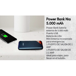 Power Bank Nia 5.000 mAh